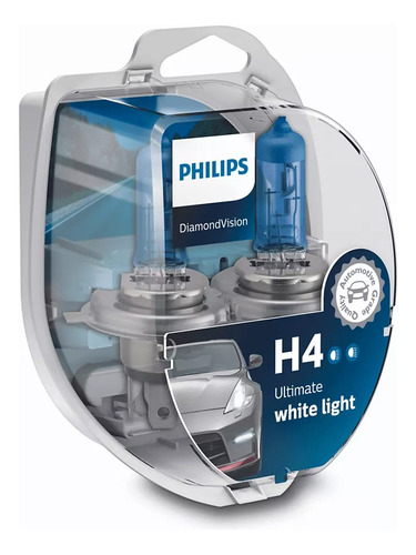 Lamparas Philips Diamond Vision H4 12v 60/55w Pack X2