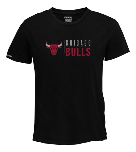 Camiseta Estampada Chicago Bulls Basket Hombre Basquet Bto