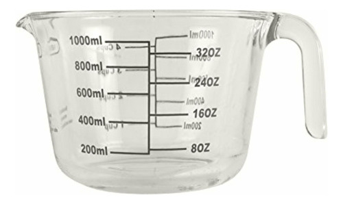 Farberware Vaso De Vidrio De Borosilicato (4 Tazas), Color