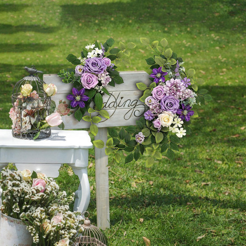 2x Conjunto De Flores De Arco De Boda Arco De Boda Arreglos