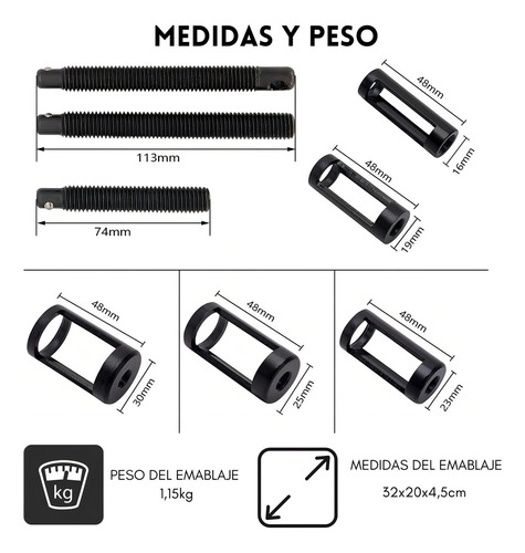 Set Kit Extractor Válvulas Automotriz Universal 10 Piezas