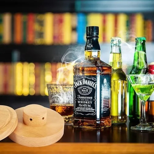 Ahumador De Cócteles Con 4 Astillas De Madera Aromatizadas