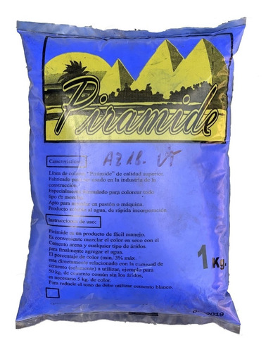 Pigmento Ferrite Piramide Azul De Ultramar Puro 1 Kg.