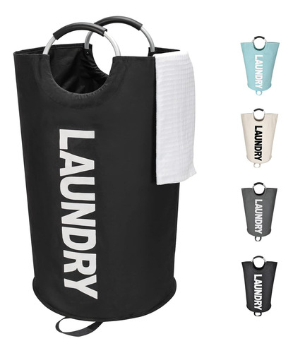 Cesta De Lavandería Extragrande 125 L Alta Impermeable Plega
