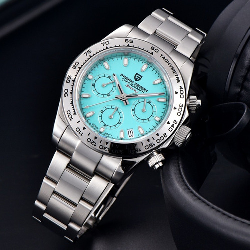 Pagani Design Reloj Hombres Cuarzo Luminoso Impermeable