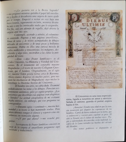 De La Historia Y La Verdad Del Unicornio / Facsimil (Usado)