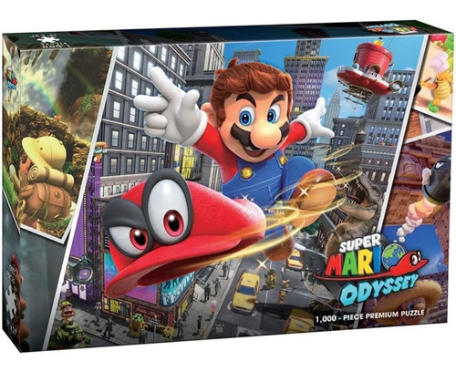 Usaopoly Super Mario Odyssey Instantáneas Rompecabezas Prem