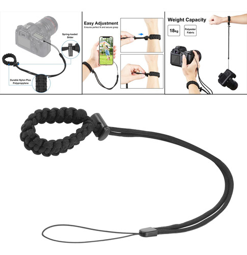 3 X 2 Correas De Muñeca Para Cámara, Accesorios 3 Piezas