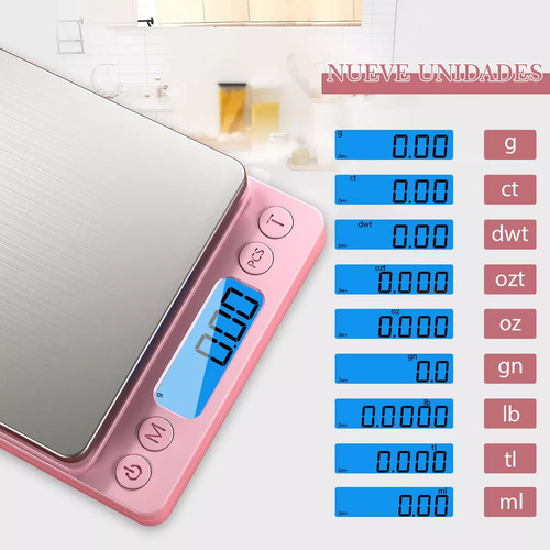 Balanzas De Cocina, Balanzas Digitales 1kg/0,01g