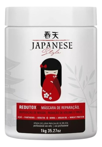 Máscara Btx Japonesa Style Fioperfeitto 1000g