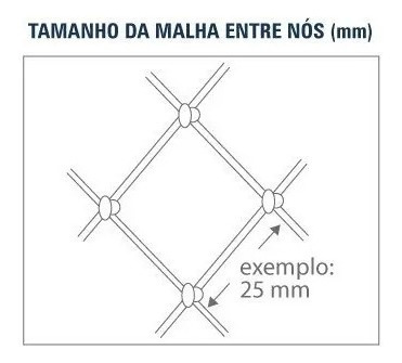 Rede Arrasto Malha 5 Fio 18-30m X 8m C/funil Tilapias Pacus
