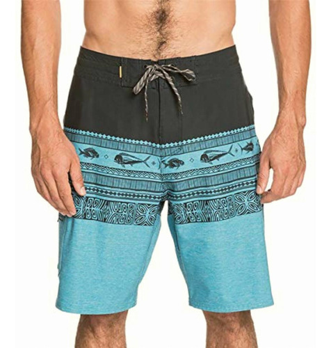 Quiksilver Bañador Para Hombre Angler Triblock Beachshort