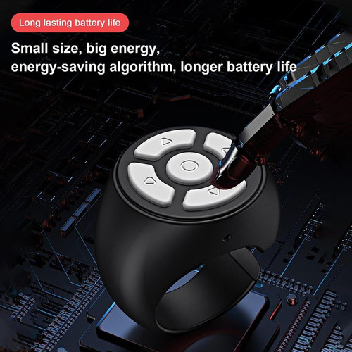 Control Remoto Bluetooth Inalámbrico Con La Punta De Los Ded