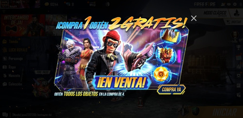 Imagen 3 de 4 de Vendo Cuenta De Free Tiene Las Al De Incubadora Barata