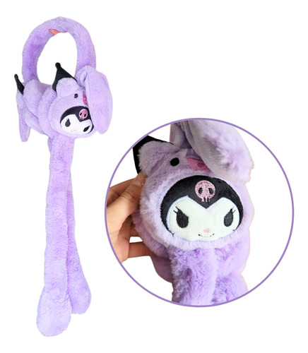 Vincha Orejeras Peluche Levanta Orejas Capibara Kuromi Kuromi Lila U