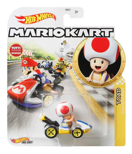 Hot Wheels Mario Kart - Toad Oficial Nintendo