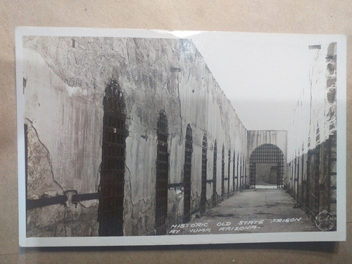 Usa Photo Postal Arizona Historic Old State Prision At Yuma