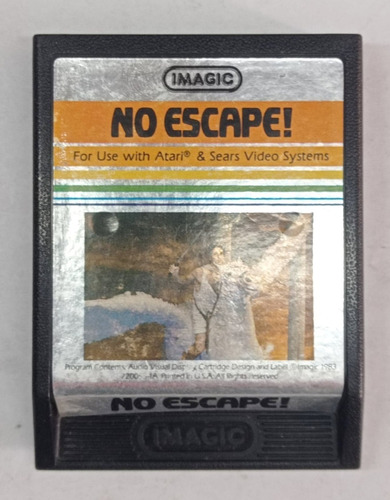 No Escape! Atari 2600 Cartucho Rtrmx Vj