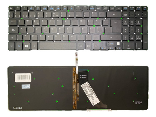 Teclado Acer Aspire V5 M5 571 531 571g 531g 581g 581t Ilumin