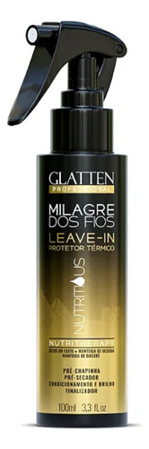 Leave-in Milagre Dos Fios Nutritious Da Glatten Professional