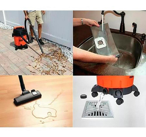 Aspiradora De Polvo Y Líquido 15 Litros 1400w Black+decker