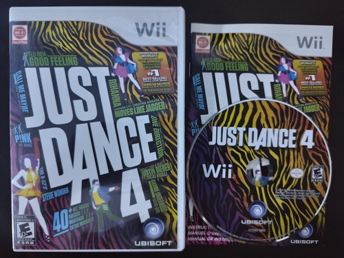 Just Dance 4 Nintendo Wii Original Físico Completo Garantia