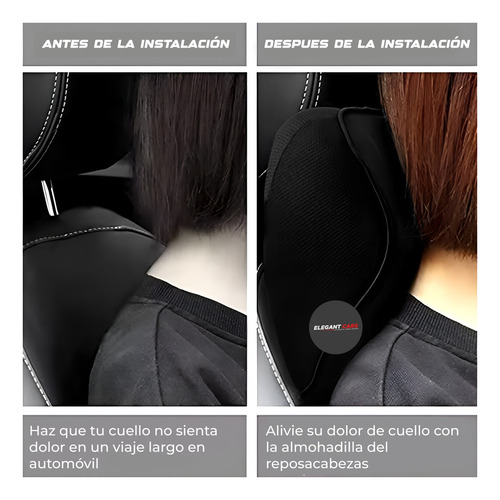 Almohadilla Reposa Cabesa Con Lumbar Memory Foam