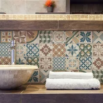 Comprar Azulejos Decorativos De Vinilo Cocina Guardas 12uni 15x15cm