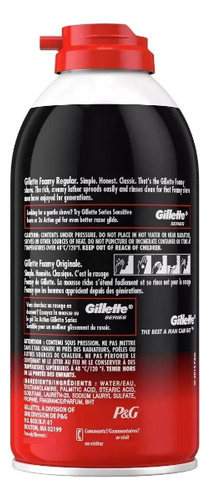 Espuma Para Afeitar Gillette Foamy Regular 311g