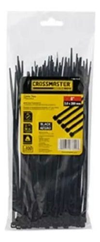 Precinto Nylon 3.6x250mm Negro Crossmaster