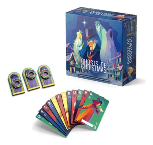 Fantasmas De Navidad - Juego De Mesa - 3-4 Jugadores - 40 Mi