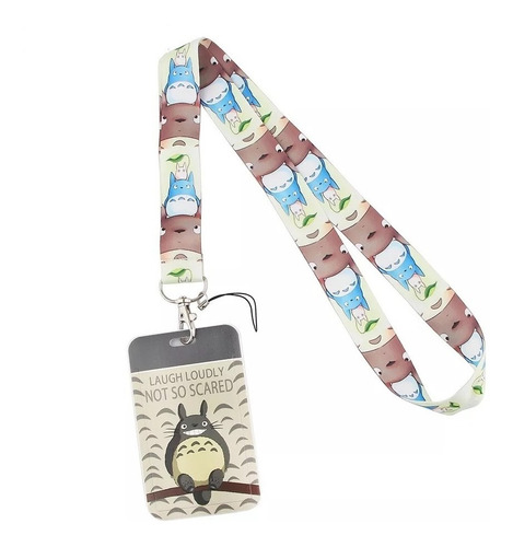 Lanyard Mi Vecino Totoro!!-cinta Colgante + Portacredencial