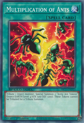 Multiplication Of Ants (sbc1-end13) Yu-gi-oh!