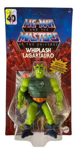 Whiplash Motu Origins Retro Mattel Wave 10 Lagartauro Unpunc (Usado)