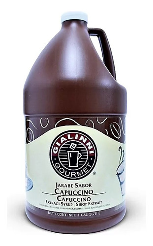 Salsa Capuchino Gialinni - Garrafa Concentrado - 3.78 L