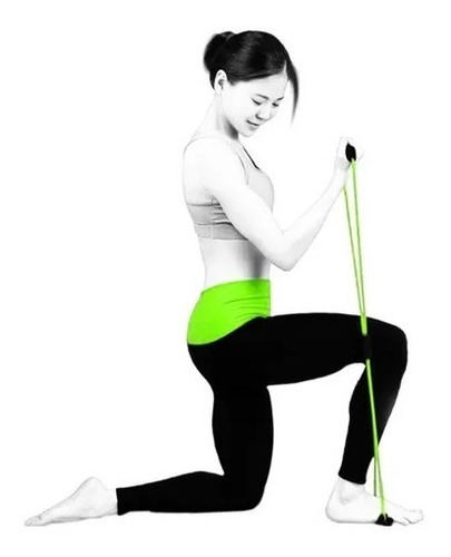 Elástico Tensão Exercício Treino Em Casa Ombro Braço Glúteos Cor Vermelho