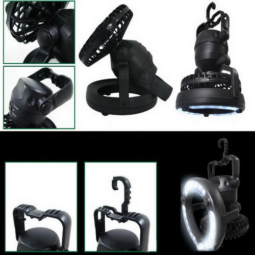 Luz De Camping De 18 Piezas Con Ventilador Led, Ventilador,
