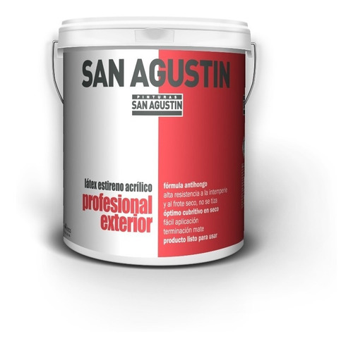 Látex Profe.san Agustin Exterior Antihongo X 20lts