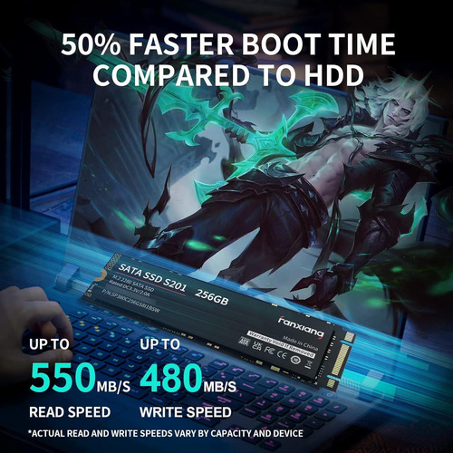 Unidad De Estado Sólido S201 De 1tb M.2 2280 Sata Iii Ve