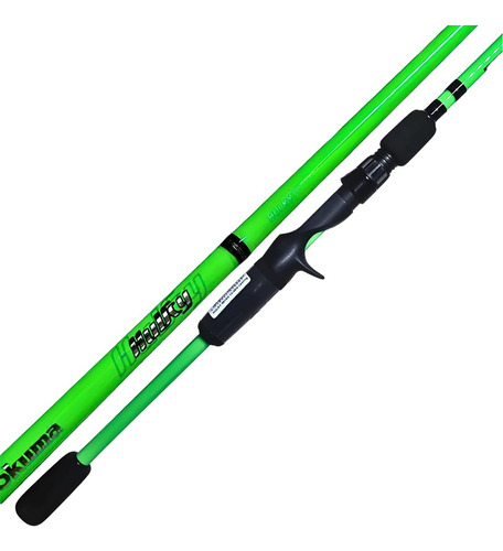 Vara Para Carretilha Hulky 701bc 10-20lbs - Okuma Cor Verde-limão