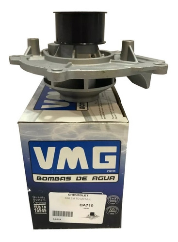 Bomba De Agua Vmg Chevrolet S10 2.8 Td Duramax