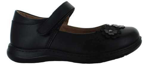 Vavito Zapato Balerina Escolar Vestir Piel Negro Niña 85410