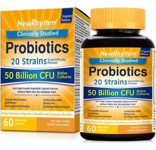 Probioticos Premium 50 Billones 60 Caps Digestion Eg P1