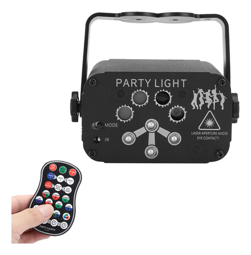 Stage Light Mini, Control De Voz Usb Rgb De 8 Orificios