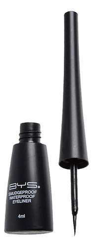Delineador Líquido Negro Bys Waterproof Larga Duración