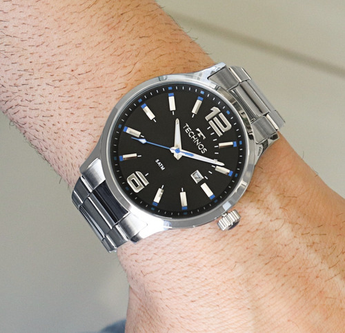 Relógio Technos Masculino 2115gu Azul Ou Vermelho Original