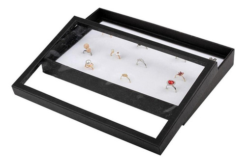 2xrings Display Box 36 Slot Con Tapa Transparente Vitrina
