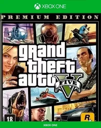 Grand Theft Auto V Edição Premium Código 25 Dígitos