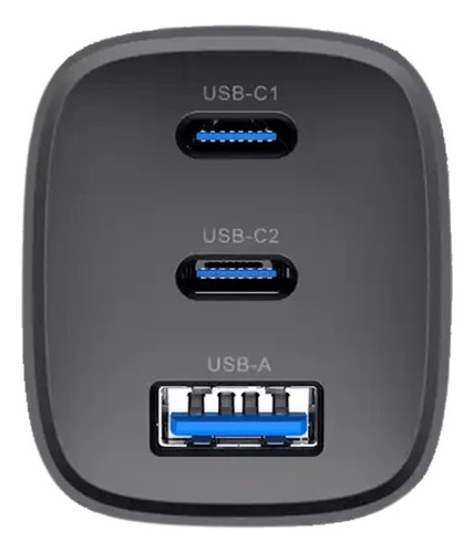 Cargador Doble Puerto C 65w Pd + Usb Havit Celulares Y Pc