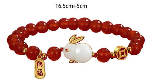 T Joyas Pulsera De Animales Pendientes Pulsera Cuentas Rojas